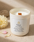 Load image into Gallery viewer, Santal Dahlia Candle-Glaze Luminary