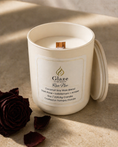 Load image into Gallery viewer, Rose Noir Candle-Glaze Luminary