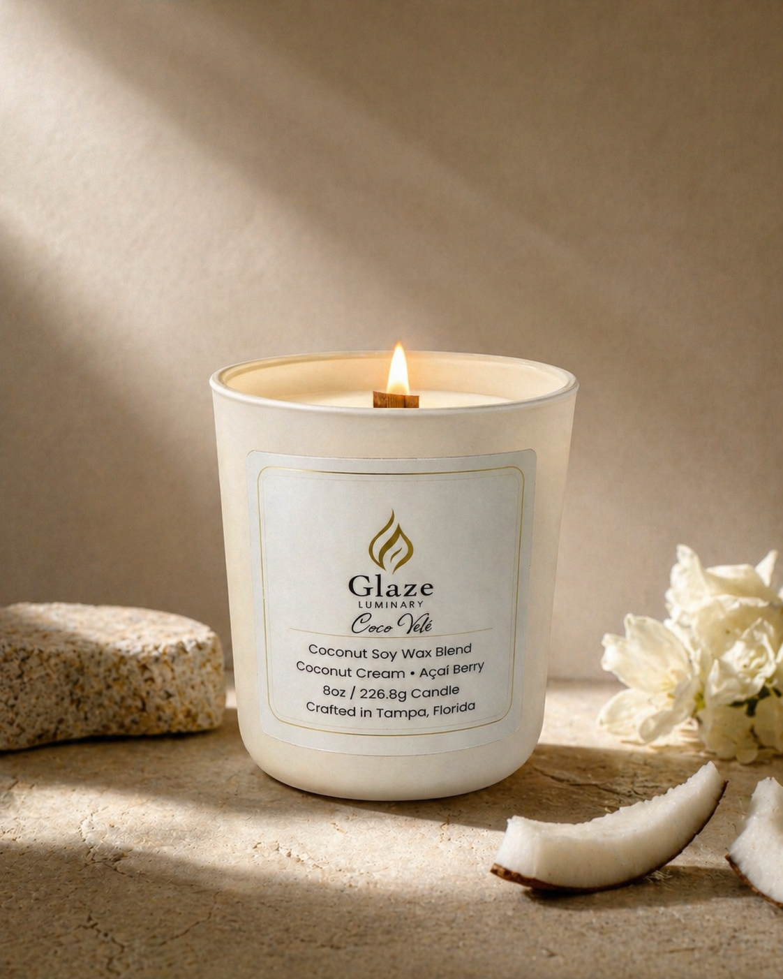 Coco Velé Candle-Glaze Luminary