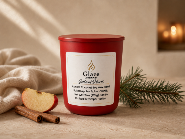 Gathered Hearth Candle