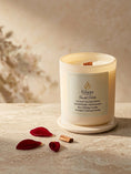 Load image into Gallery viewer, Santal Dahlia Candle-Glaze Luminary
