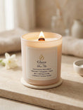 Load image into Gallery viewer, Blanc Flor Candle-Glaze Luminary
