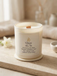 Load image into Gallery viewer, Blanc Flor Candle-Glaze Luminary
