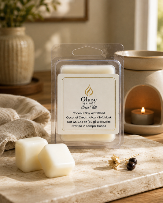 Coco Velé Wax Melt-Glaze Luminary