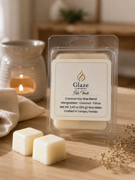 Isla Verde Wax Melt-Glaze Luminary