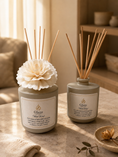 Load image into Gallery viewer, Velvet Wood Reed Diffuser-Glaze Luminary
